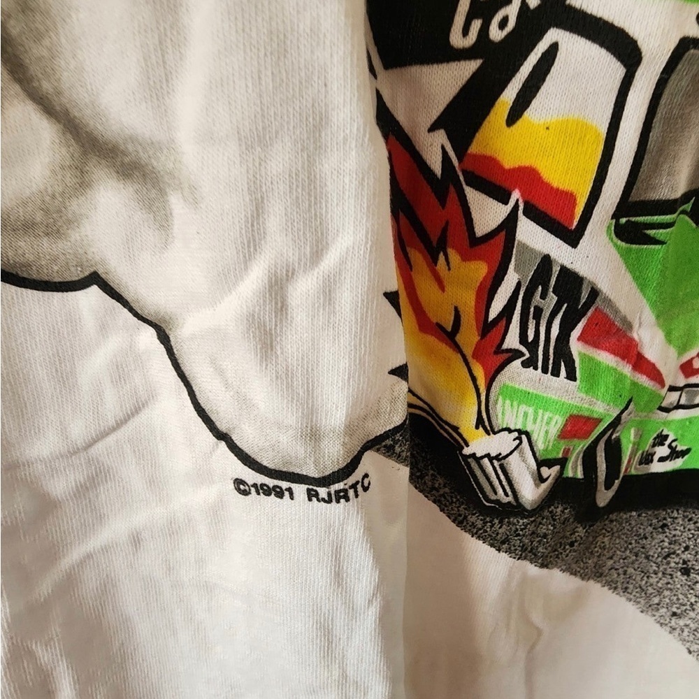 Vintage 90’s 1991 US Nationals Winston Drag Racing Double Sided Shirt Mens XL - Picture 6 of 7